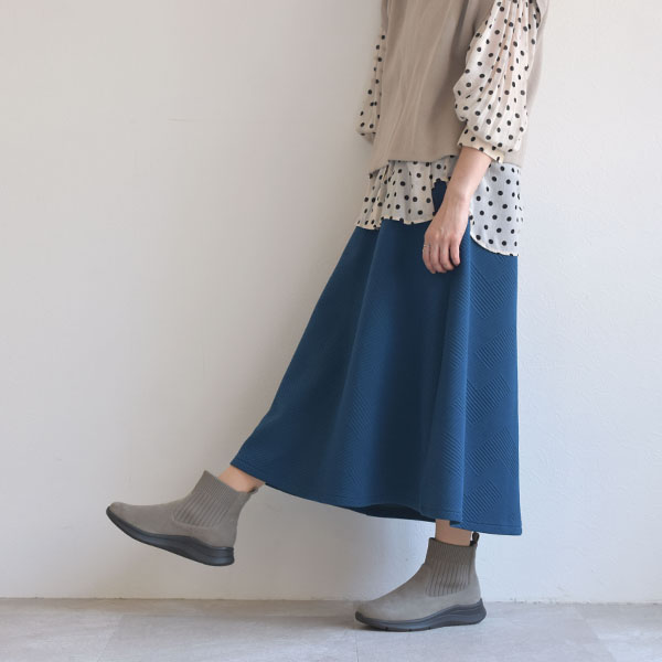 No.574283 クロールバリエ ニット ショートブーツ 【2025秋冬新作・新色】