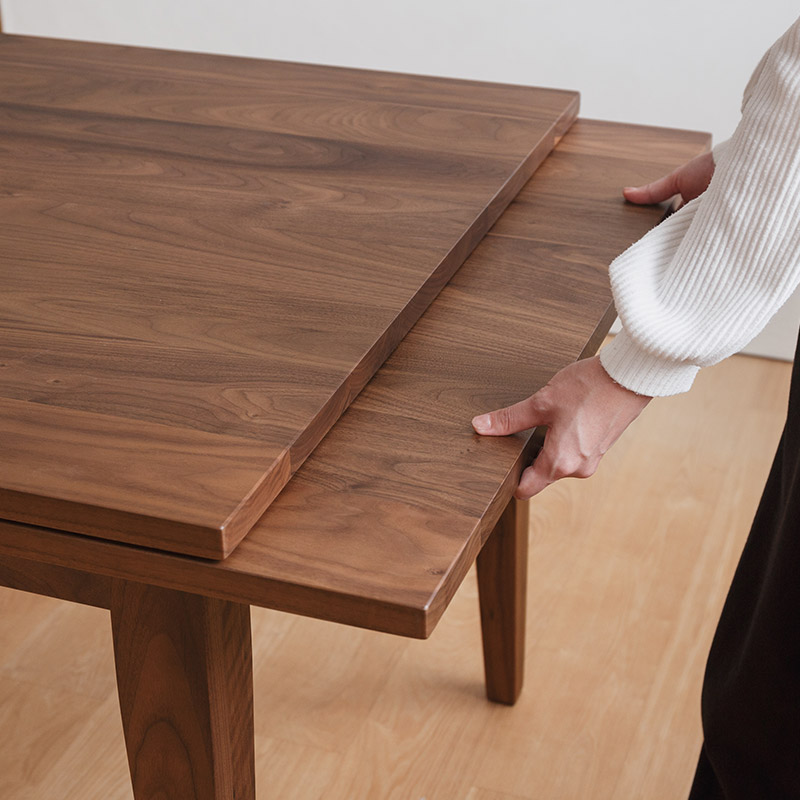無垢材の伸長式テーブル | ボー・デコール オンラインショップ