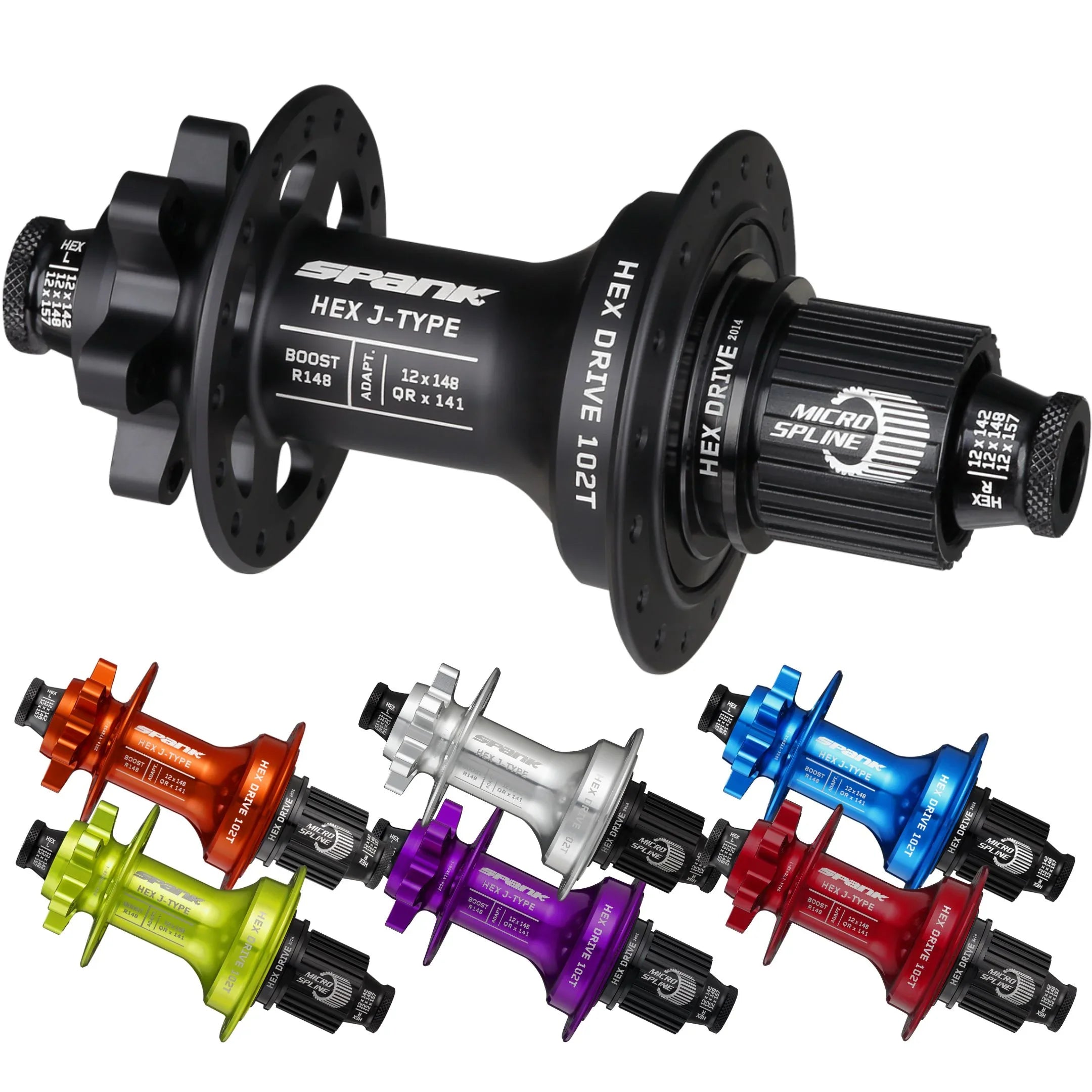 Spank HEX J-Type Rear Mountain Bike Hubs – Bicycle Warehouse