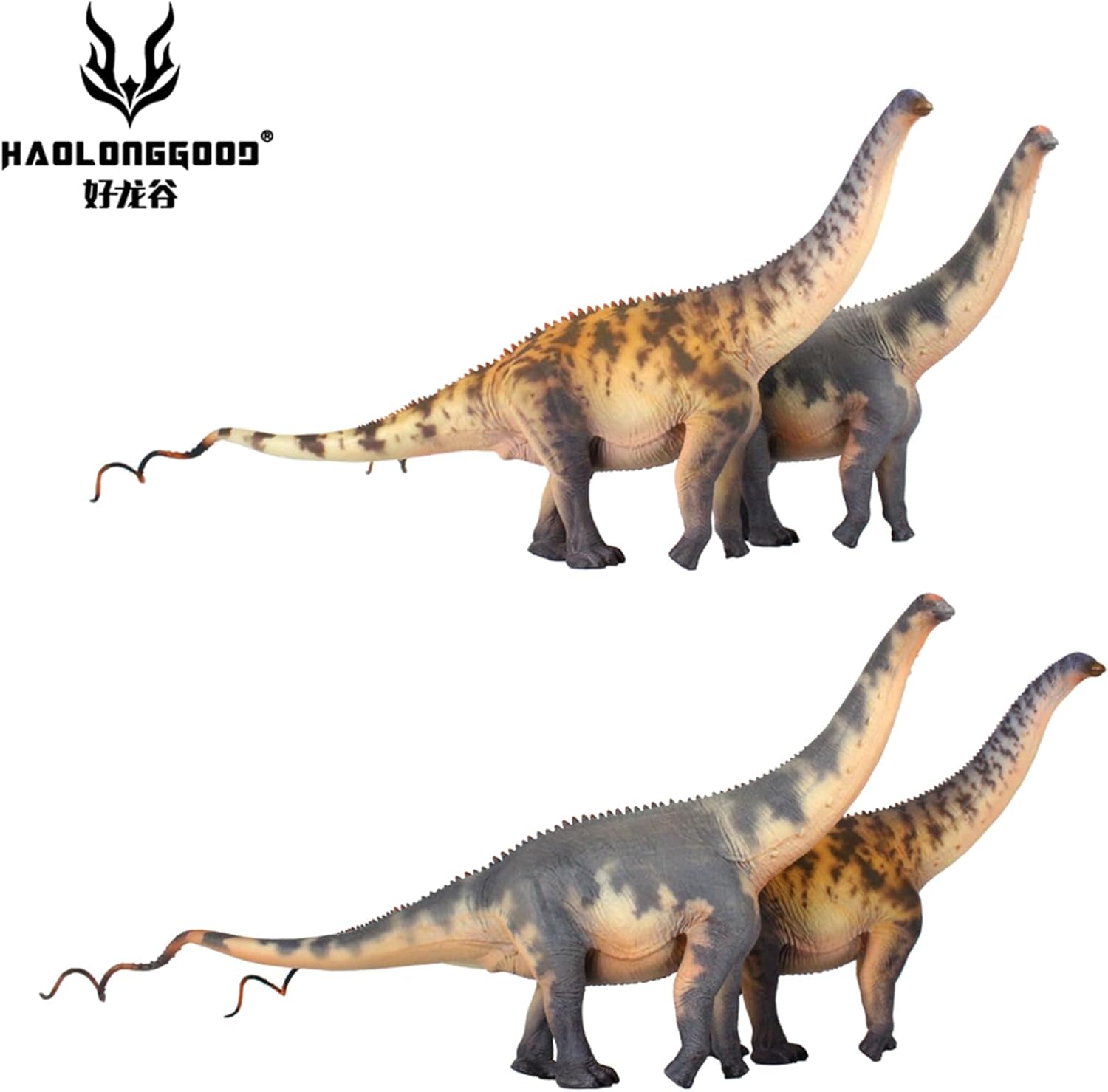 HAOLONGGOOD 1/35 サイズ ブロントサウルス 45.5cm級 PVC CE認証 塗装