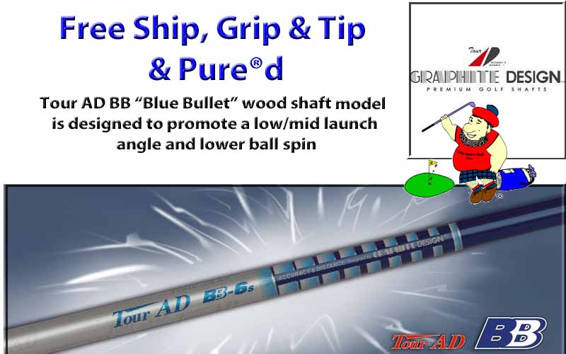 Tour AD BB Woods (Japan Series) Incl. Ship, Tip & Pure®d - Billy