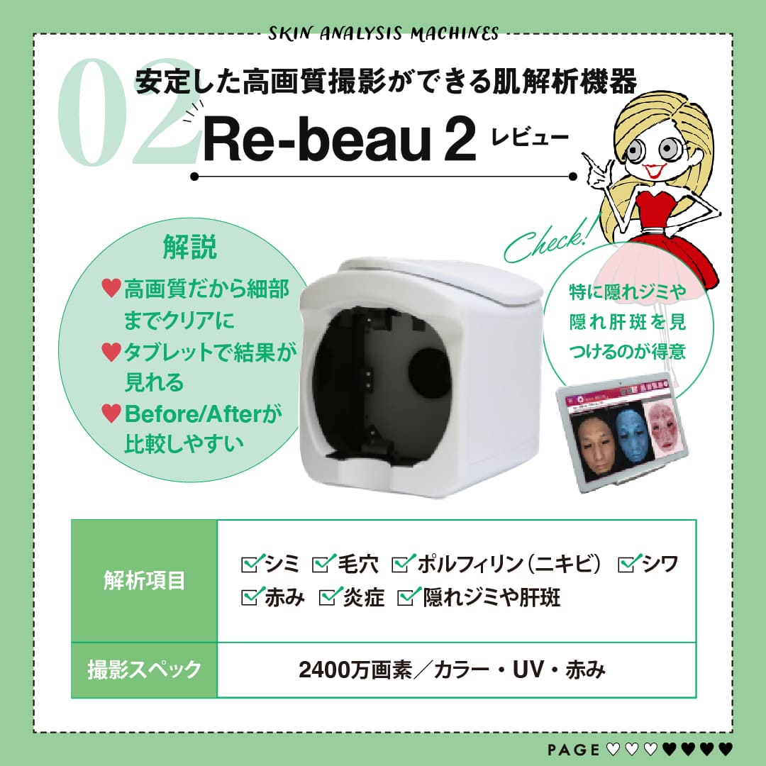 自分にあう治療がわからない時は「肌診断」がおすすめ! マシンの特徴や