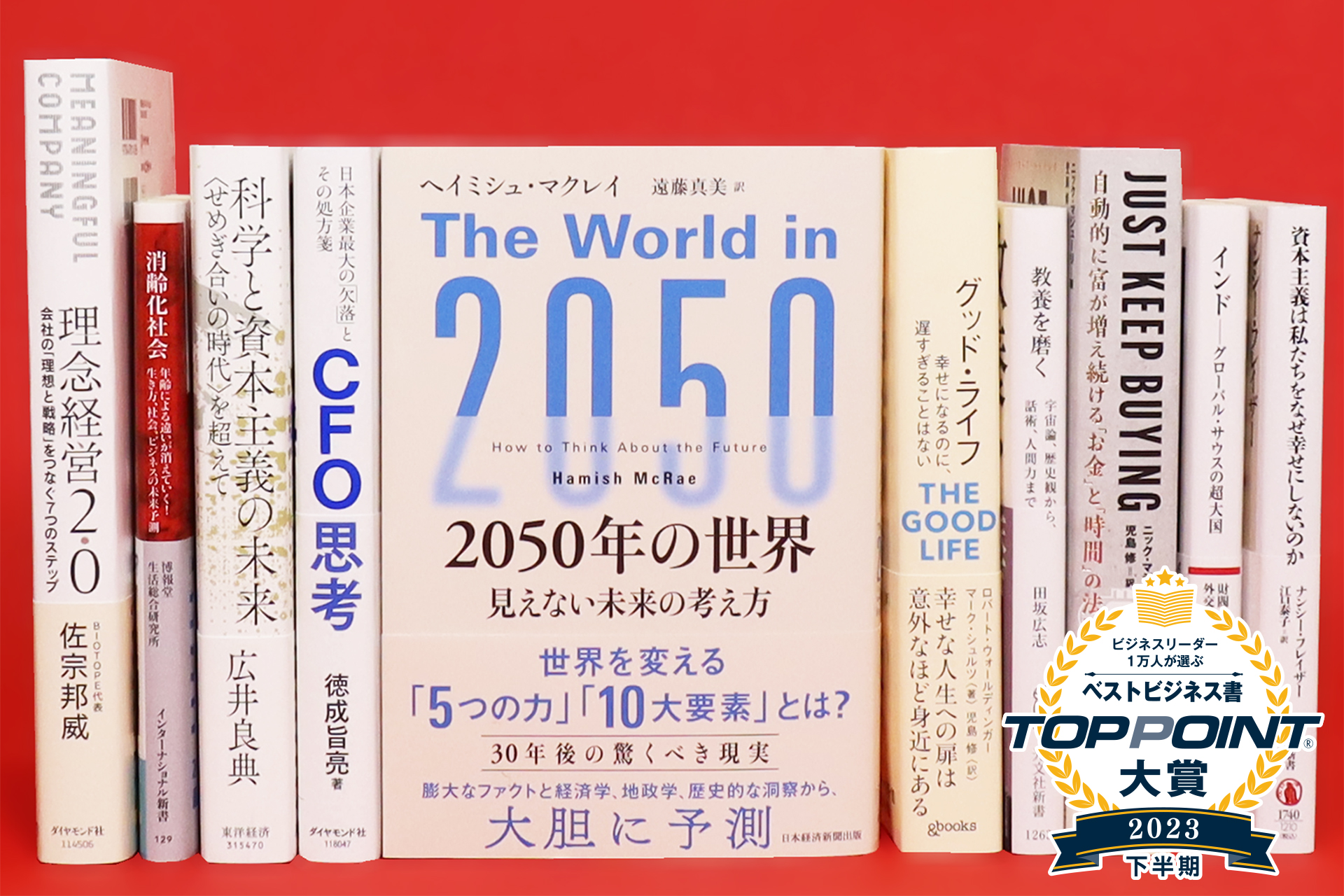 パーソナルブレーン｢TOPPOINT大賞｣発表 『2050年の世界』が23年下期の