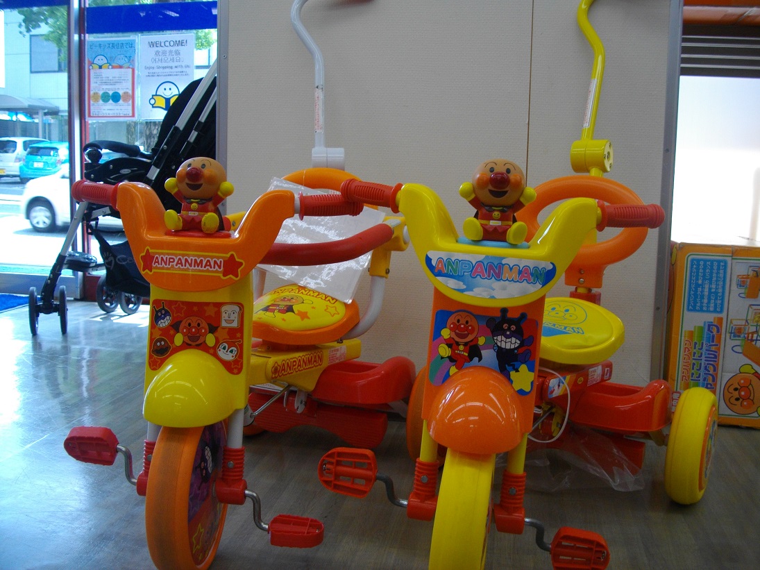 最新買取情報☆アンパンマン三輪車 ビーキッズ福岡長住店 福岡市南区長