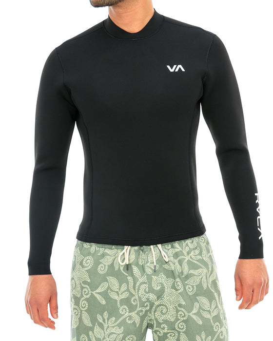 OUTLET】RVCA メンズ BALANCE BACK ZIP SURF TOP ロングタッパー