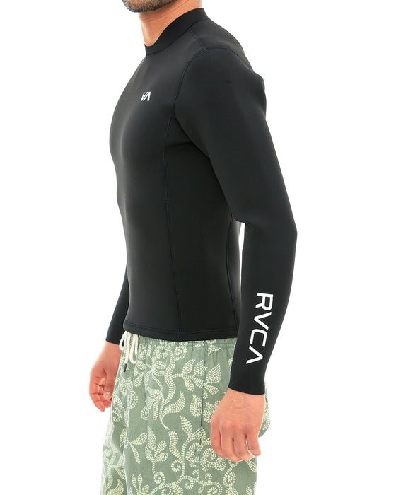 OUTLET】RVCA メンズ BALANCE BACK ZIP SURF TOP ロングタッパー