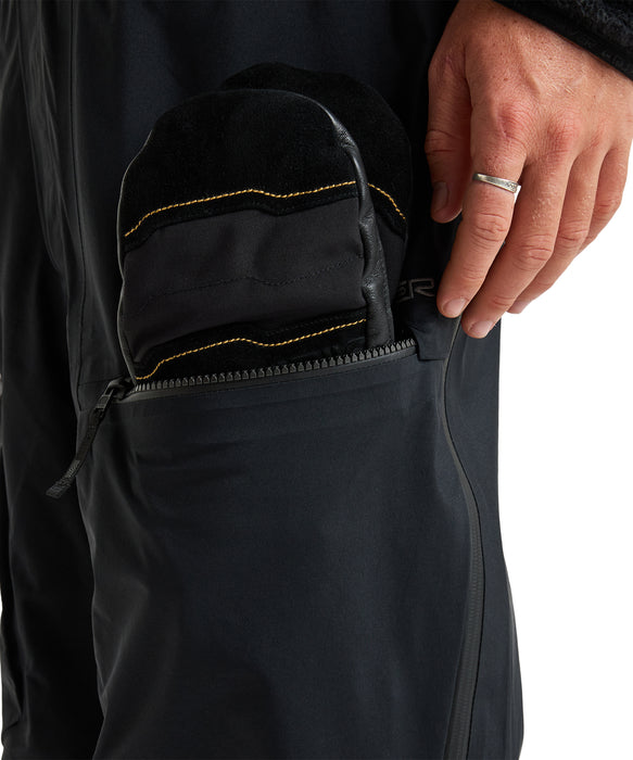 QUIKSILVER メンズ HIGHLINE PRO 3L GORE-TEX BIB ゴアテックス スノー