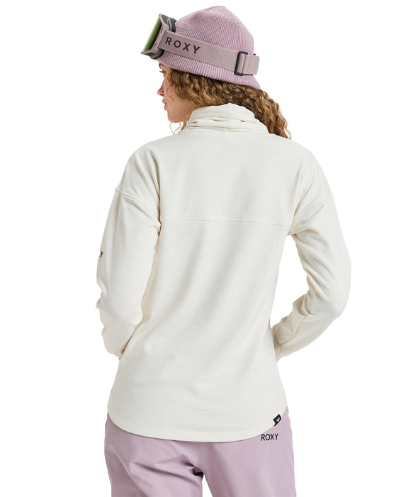 ROXY ウィメンズ VERTERE スノー ベースレイヤー ハーフジップトップス