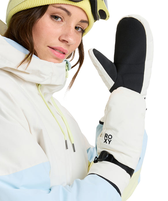 ROXY ウィメンズ ROXY JETTY SOLID MITT スノーグローブ 手袋 10000mm