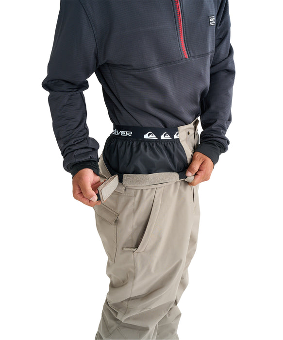 QUIKSILVER メンズ ESTATE GAITER PT スノーパンツ 撥水・防水・透湿