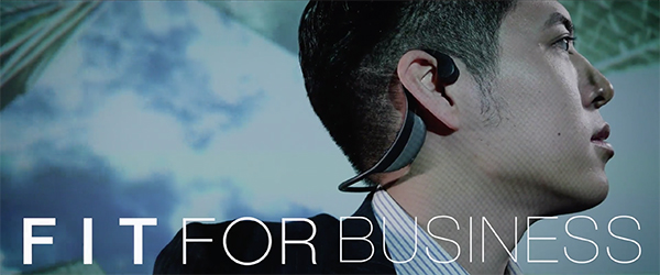 ワイヤレス骨伝導イヤホン（ヘッドセットタイプ） FIT BT-1 | earsopen