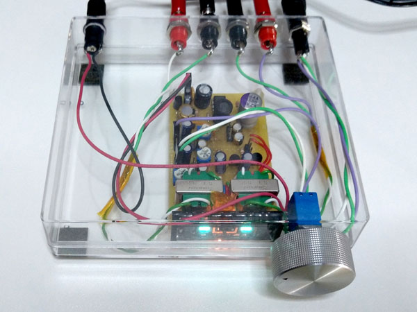 KORG Nutube と Sansui トランスで作る真空管オーディオ・アンプ (FET