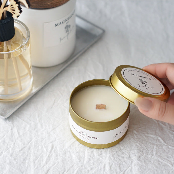 金木犀の香り｜トラベルティンキャンドル MAGNISOUR｜Botanicfolk