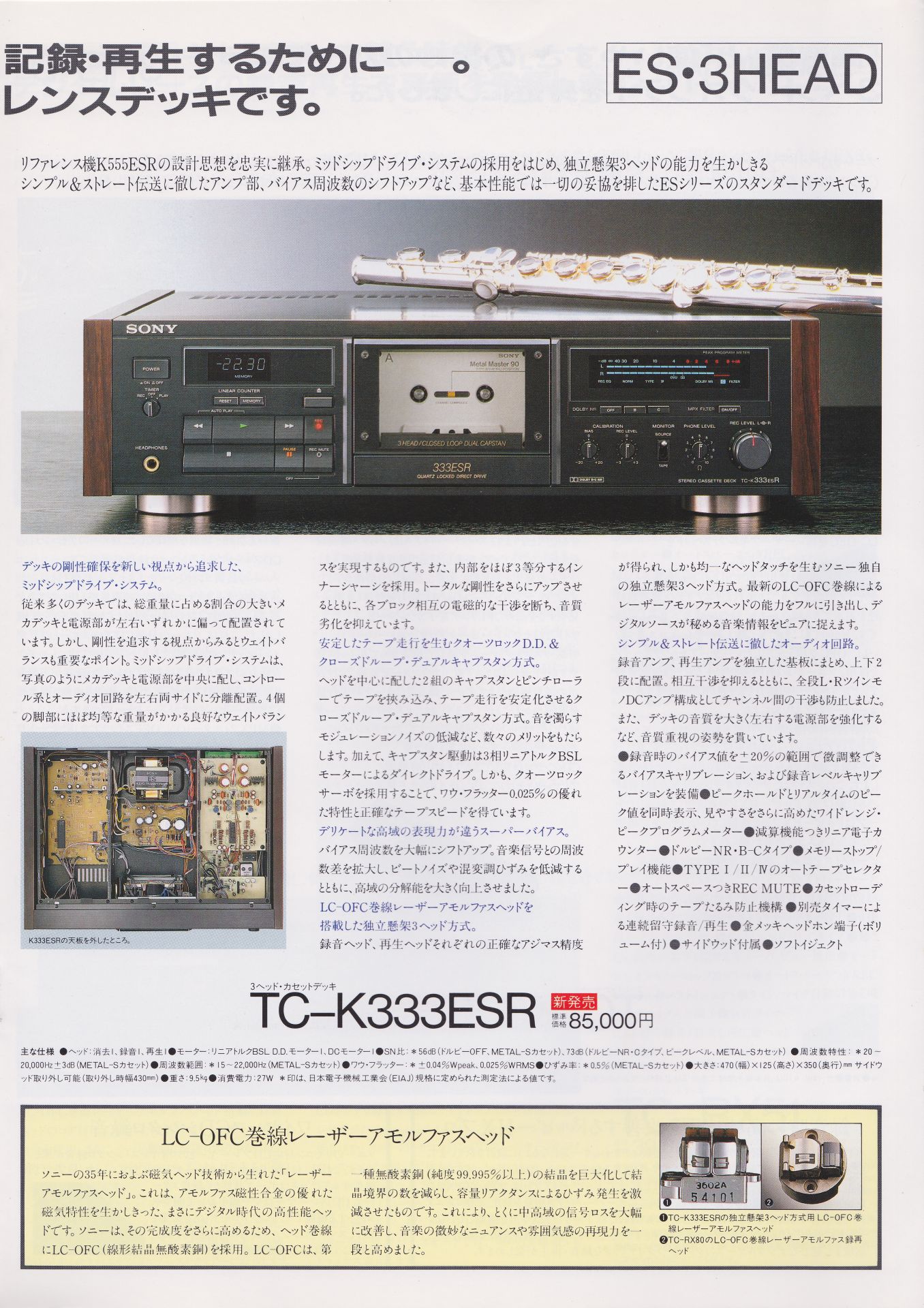 カセットデッキ 1988年9月 | ソニー坊やと呼ばれた男