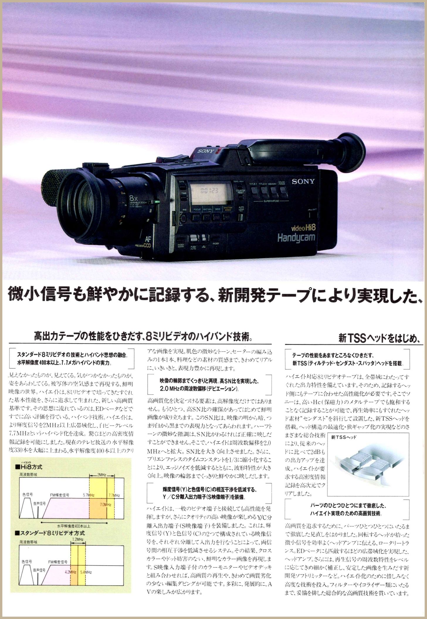 CCD-V900 / EV-S900 1989年10月 | ソニー坊やと呼ばれた男