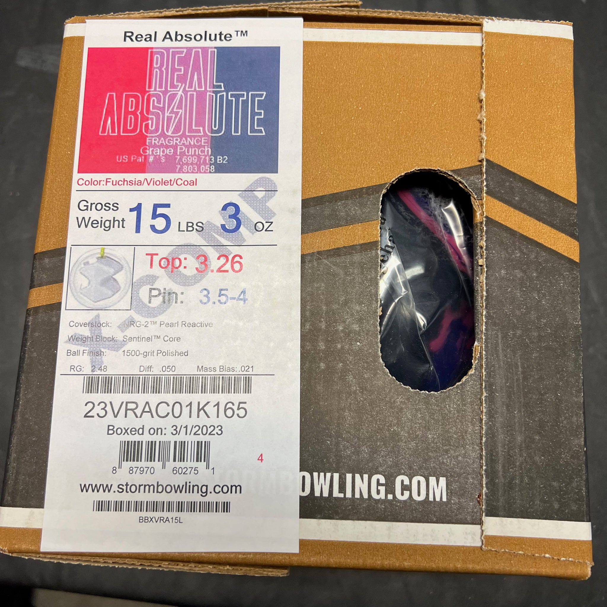 Storm Real Absolute X-Comp 15 lbs NIB – BowlingGems.com