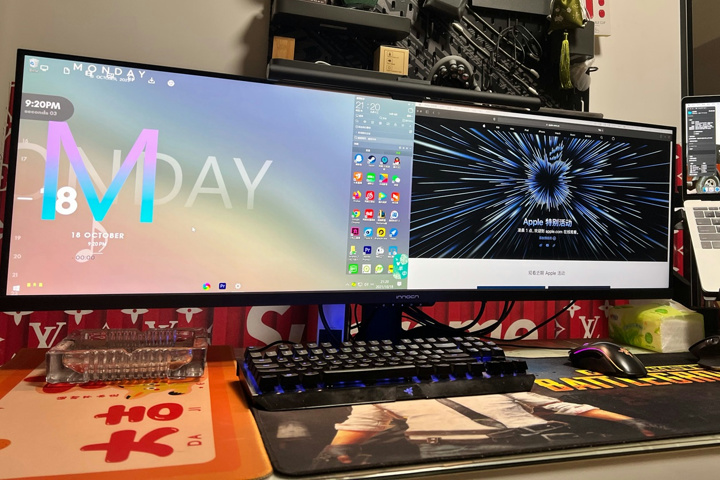 INNOCN、平面スクリーンの43.8インチ ADS DFHD 120Hzスーパーウルトラ