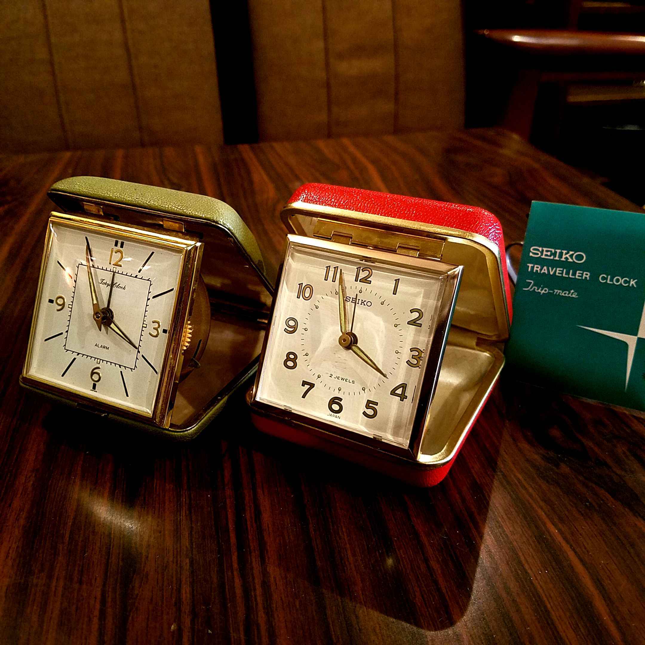 昭和レトロなセイコー＆東京時計のトラベルクロック - [Sold Out]過去