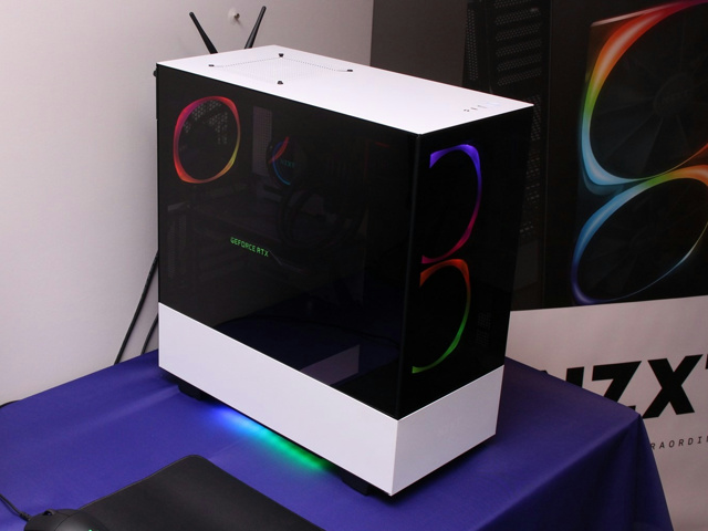 NZXT、フロントもガラスパネルになったフラットデザインのPCケース