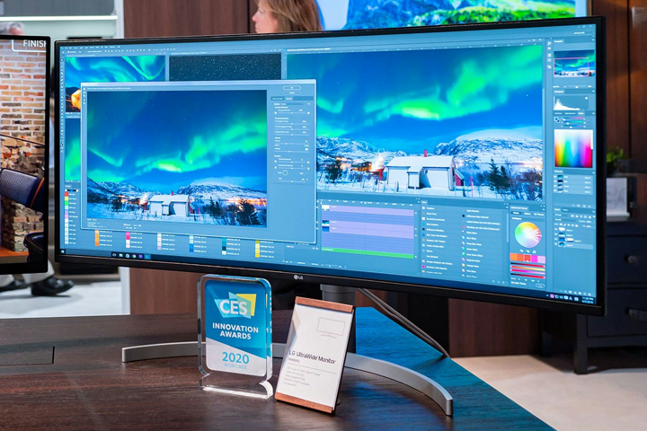 LG、ゲームでも通用する38インチ WQHD+のウルトラワイド液晶モニター