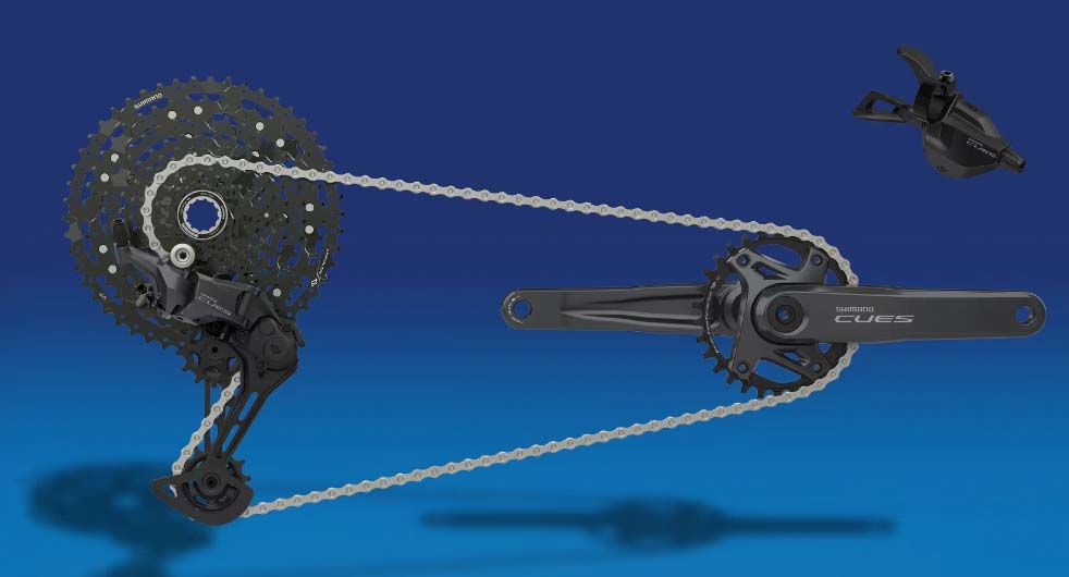 シマノが複数のエントリーコンポーネント群を統合する新シリーズ「CUES