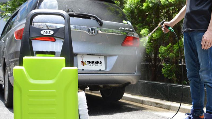 タンク式充電どこでも高圧洗浄機 | 【公式】サンコー通販サイト