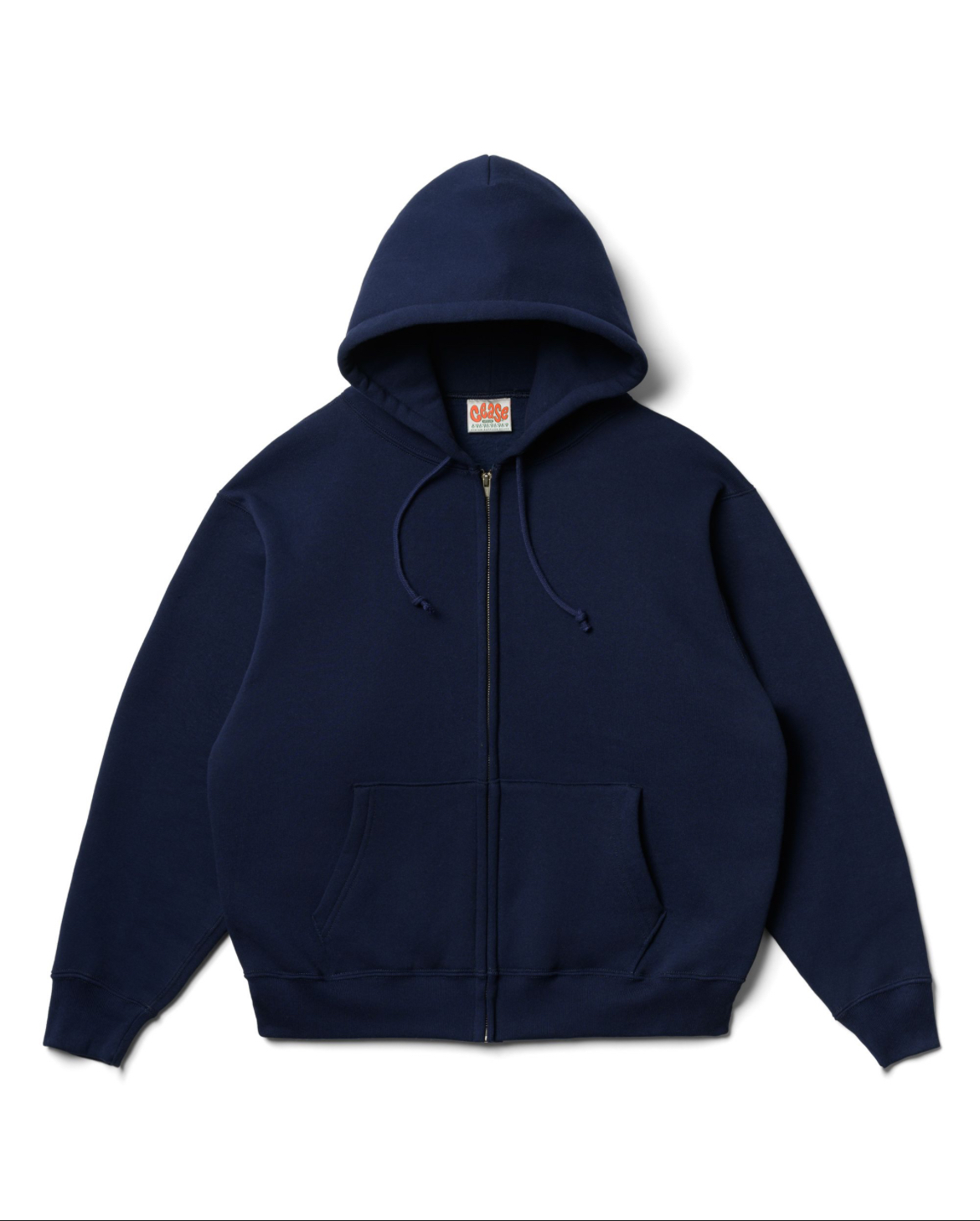 CEASE STANDARD ZIP HOODIE NAVY (size XL) - blue room