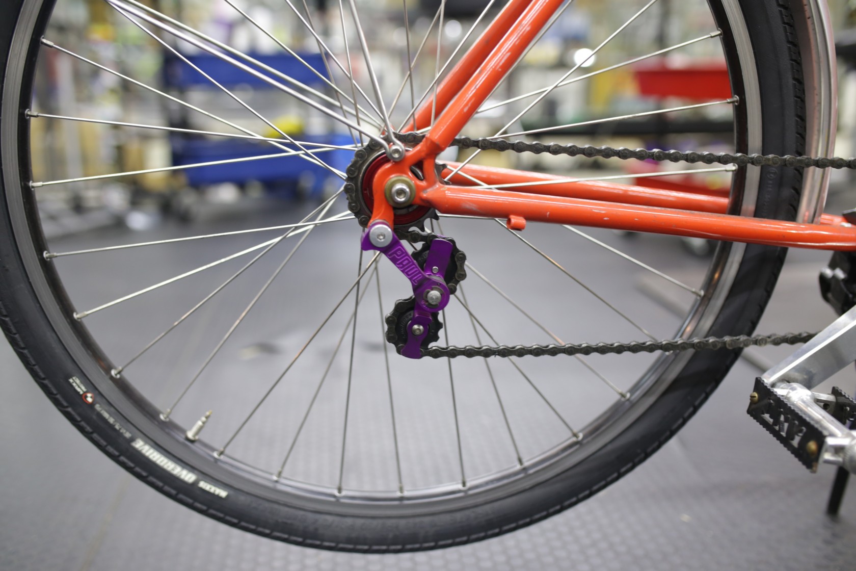 PAUL* melvin chain tensioner (blue) - BLUE LUG ONLINE STORE