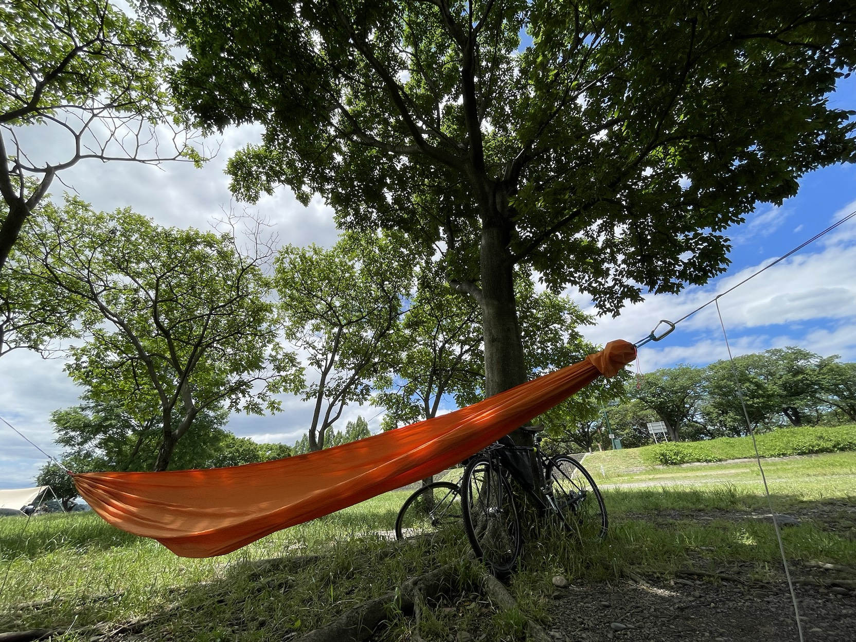 JINDAIJI MOUNTAIN WORKS* PB camp hammock & UL woopie tree strap