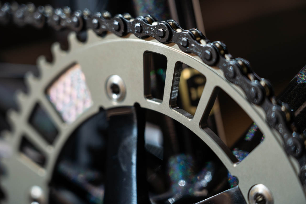 AARN* track chainring (black) - BLUE LUG ONLINE STORE
