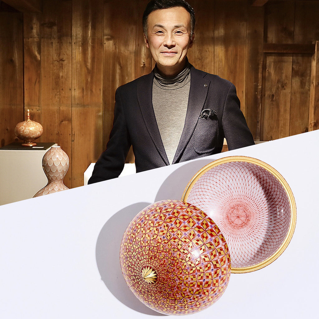 九谷焼赤絵細描 米久窯 – By Emotion