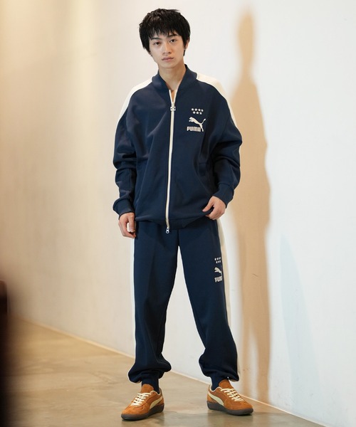 PUMA（プーマ）の「PUMA/プーマ T7 MX トラックパンツ サイドライン