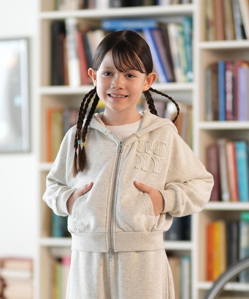 セール】ROXY/ロキシー ジップアップ パーカー キッズ スウェット