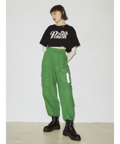 jouetie（ジュエティ）の「ナイロンルーズカーゴパンツ（カーゴパンツ