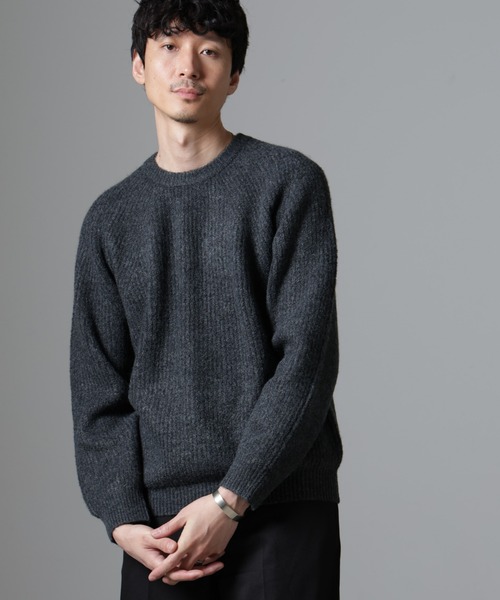 セール】ウールミックスラグランニット（ニット/セーター）｜NANO