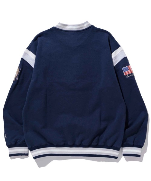 XLARGE（エクストララージ）の「BASEBALL LOGO EMBROIDERED V NECK