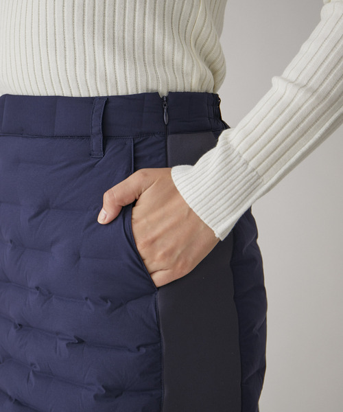 セール】【撥水】ストレッチナイロン ダウンスカート（スカート
