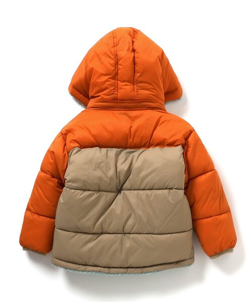 セール】【洗える/4WAY】中綿ボア リバーシブルブルゾン_フード