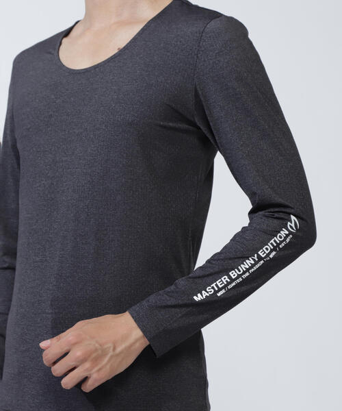 MASTER BUNNY EDITION】ボックスナイロンベア天竺長袖Uネック