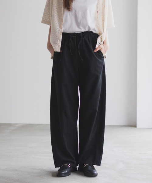 NAVY ソフトツイルイージーカーブパンツ【綿100%】（その他パンツ