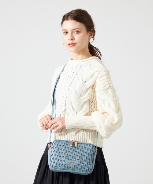 ランダムプリーツショルダーバッグ（ショルダーバッグ）｜LA BAGAGERIE