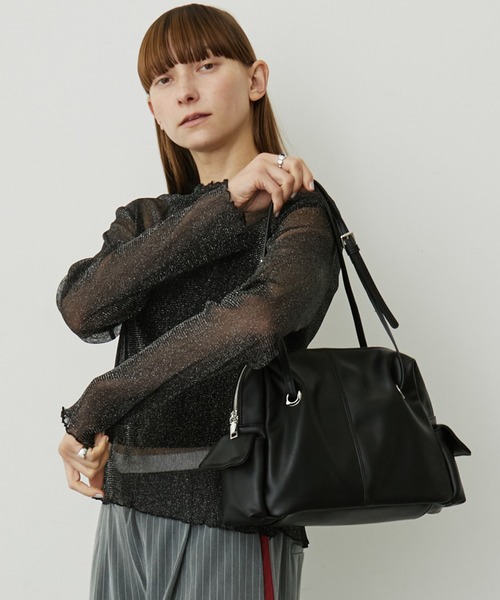 サイドポケットミニボストンバッグ/トートバッグ（トートバッグ）｜uyu