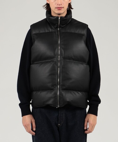 セール】ラムレザー ダウンベスト（ダウンベスト）｜TOMORROWLAND