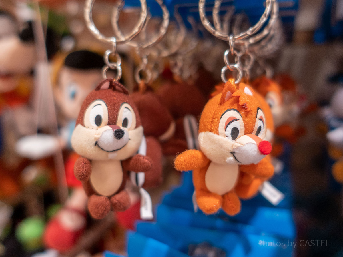 チップ＆デールぬいぐるみキーホルダー| キャステル | CASTEL