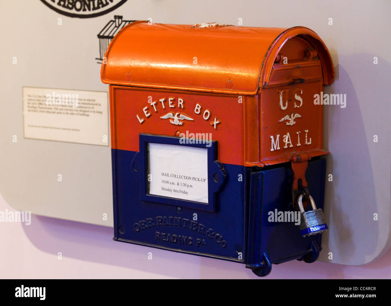 Antique us mail box in hi-res stock photography and images - Alamy