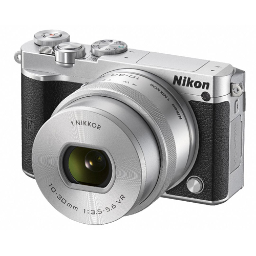 ニコン(Nikon) Nikon1 J5 標準パワーズームレンズキット シルバーの