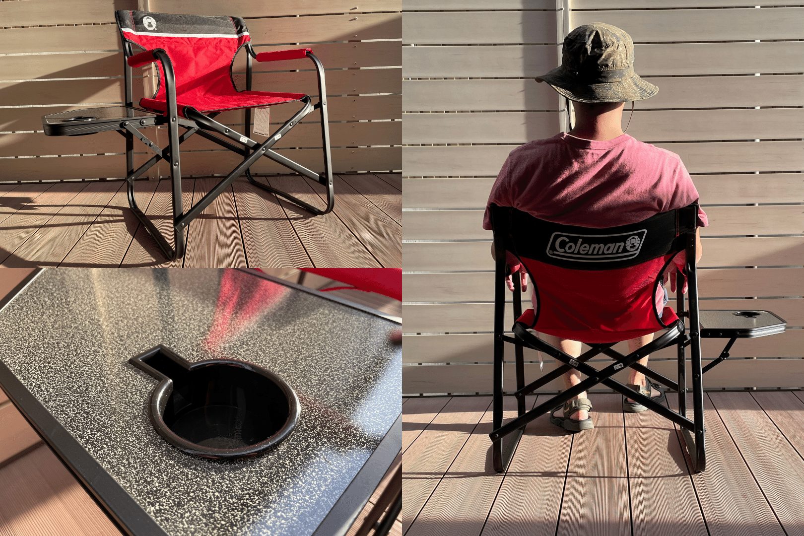 レビュー】コールマンのサイドテーブル付デッキチェアSTがおすすめな