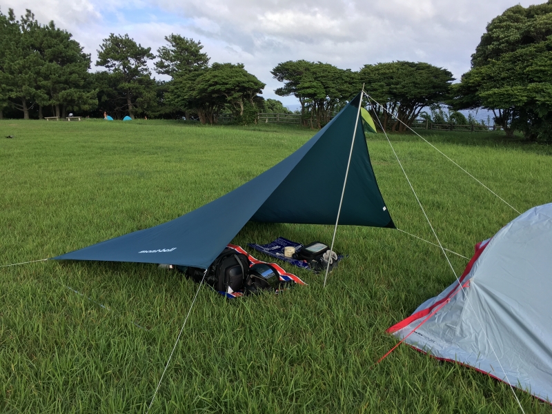 モンベル：ミニタープHXレビュー】ソロキャンプにちょうどよいサイズ感