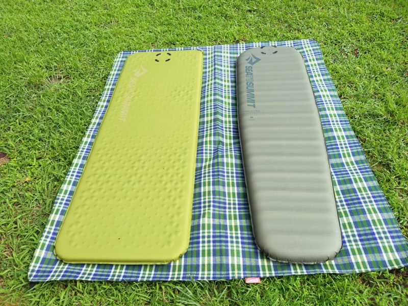 シートゥサミットのマット比較。幅広のレクタンギュラーサイズが絶対