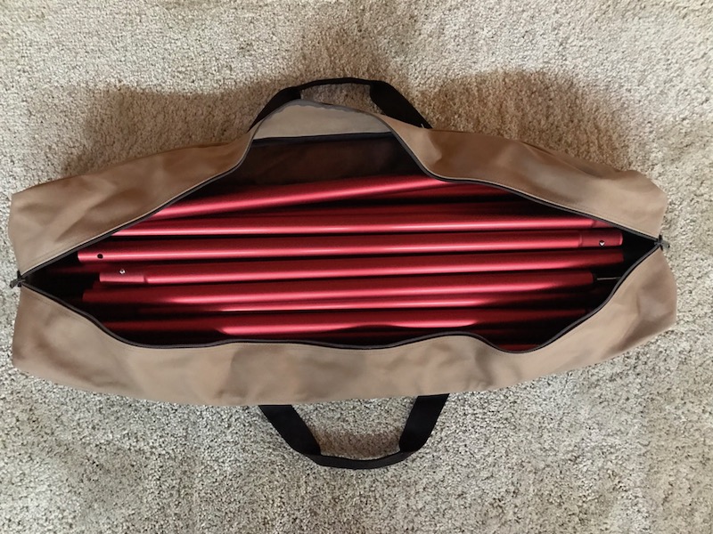 スノーピーク ウィングポール240/280cm 2本セット ポールケース付 新品